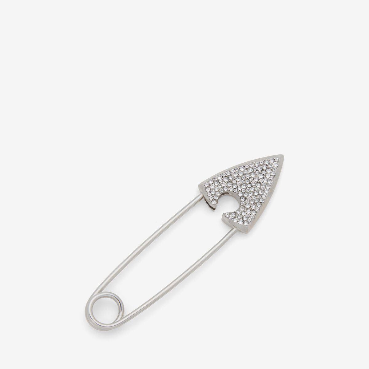 ALEXANDER MCQUEEN - Jewelled Arrow Safety Pin Brooch - Item 813123J161N1021